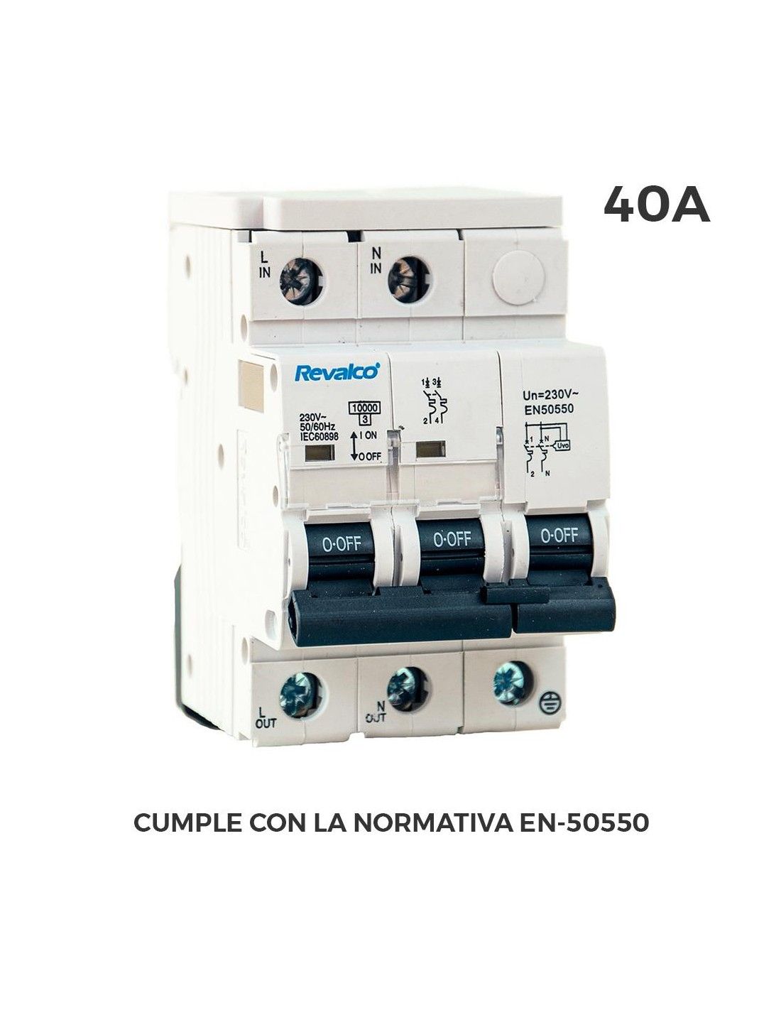 Limitador sobretensiones transitorias y permanentes Schneider R9L20650