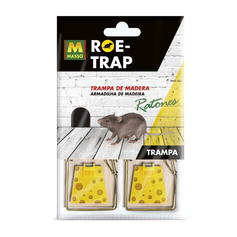 Roe-trap madera para ratones EDM 06114