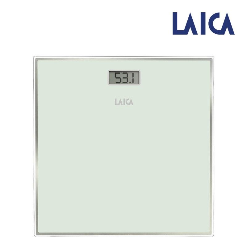 Bascula electronica para baño color blanca máx.150kg laica  EDM 07518