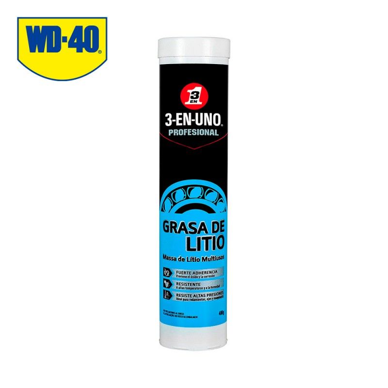 Tubo de grasa de litio multiusos 400gr 3 en 1  EDM 08285