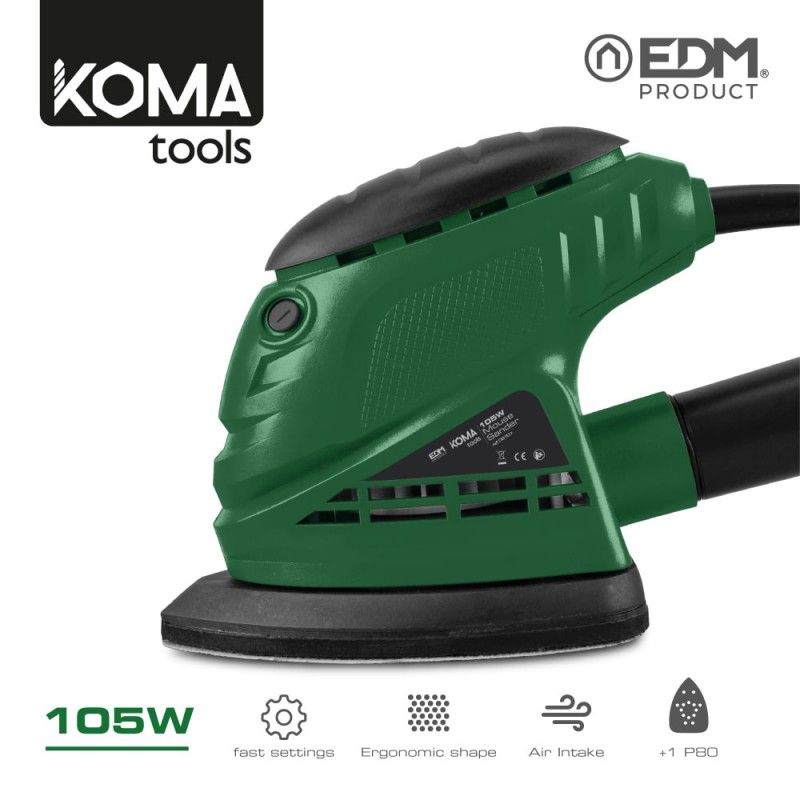 Lijadora tipo mouse 105w koma tools  edm EDM 08707