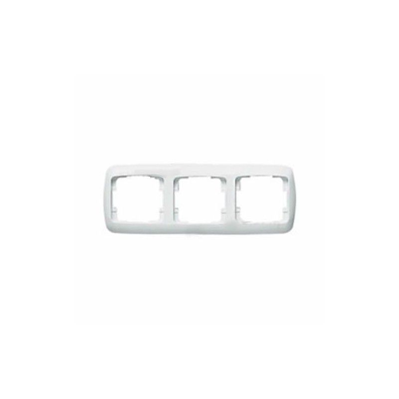 Moldura 3 elementos horizontais básicos branco alpino NIESSEN ARCO 8273.1 BA