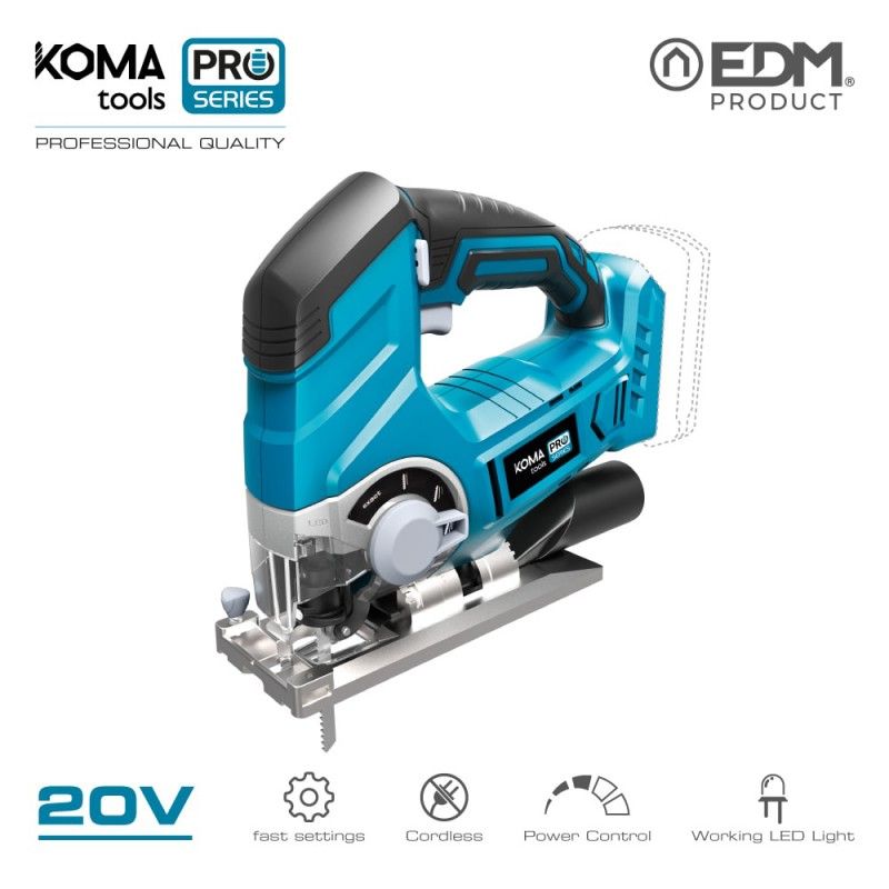 Caladora 20v (sin bateria y cargador)  koma tools pro series battery edm EDM 08754