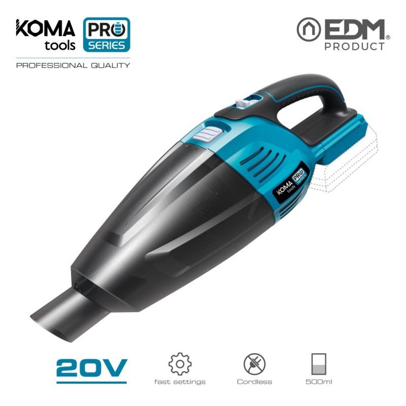 Aspiradora 20v (sin bateria y cargador)  koma tools pro series battery edm EDM 08756