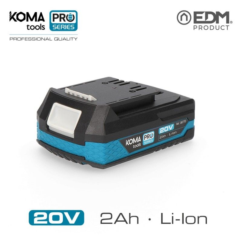 Bateria litio 20v 2.0ah koma tools pro series battery edm EDM 08770