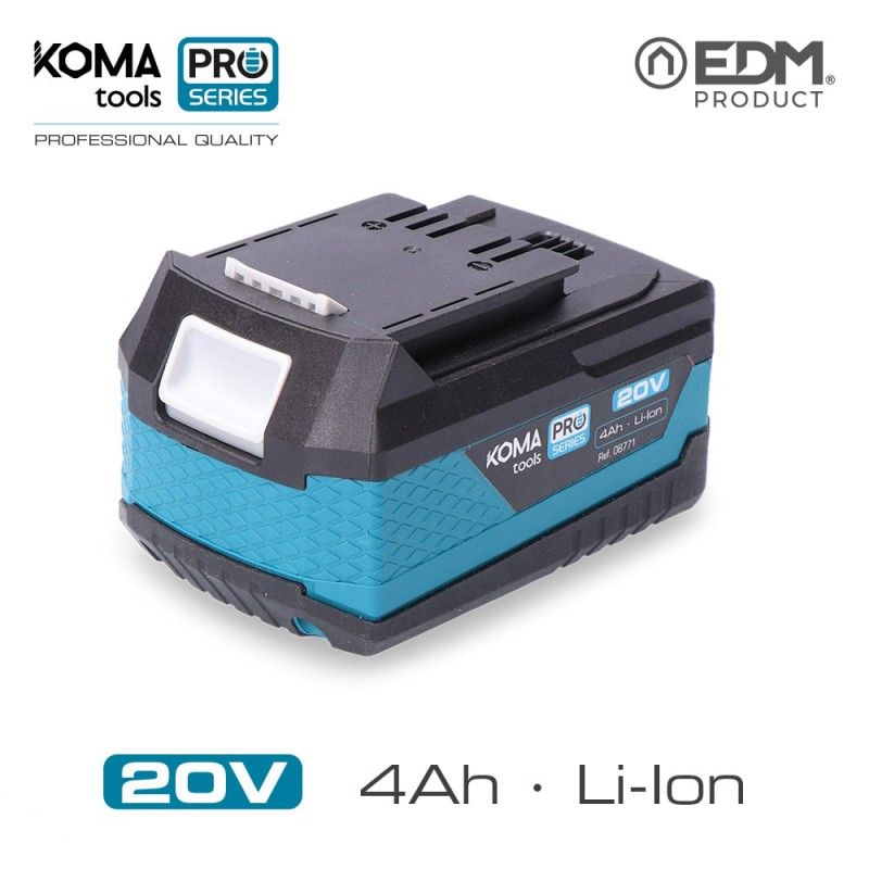 Bateria litio 20v 4.0ah koma tools pro series battery edm EDM 08771