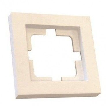 Marco para 1 elemento empotrable blanco GSC