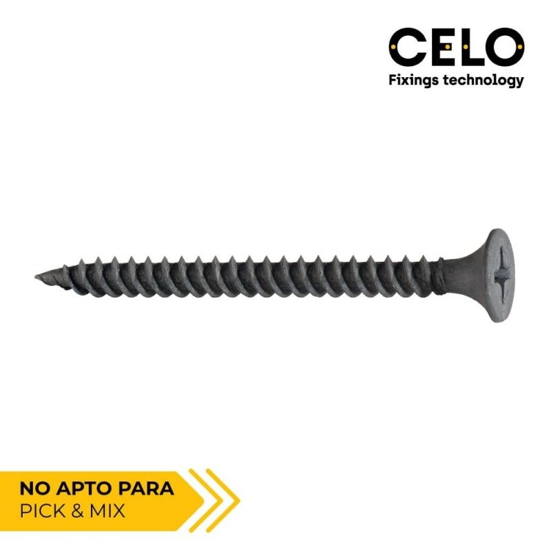 Caja 1.000  tornillo pladur placa-metal ssf 3,5x25 fosfatado celo EDM 17200