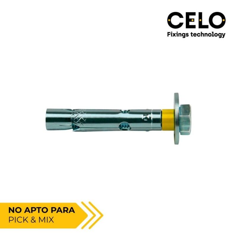 Caja 50un tornillo dt12-c m10x70 zincado celo EDM 17212