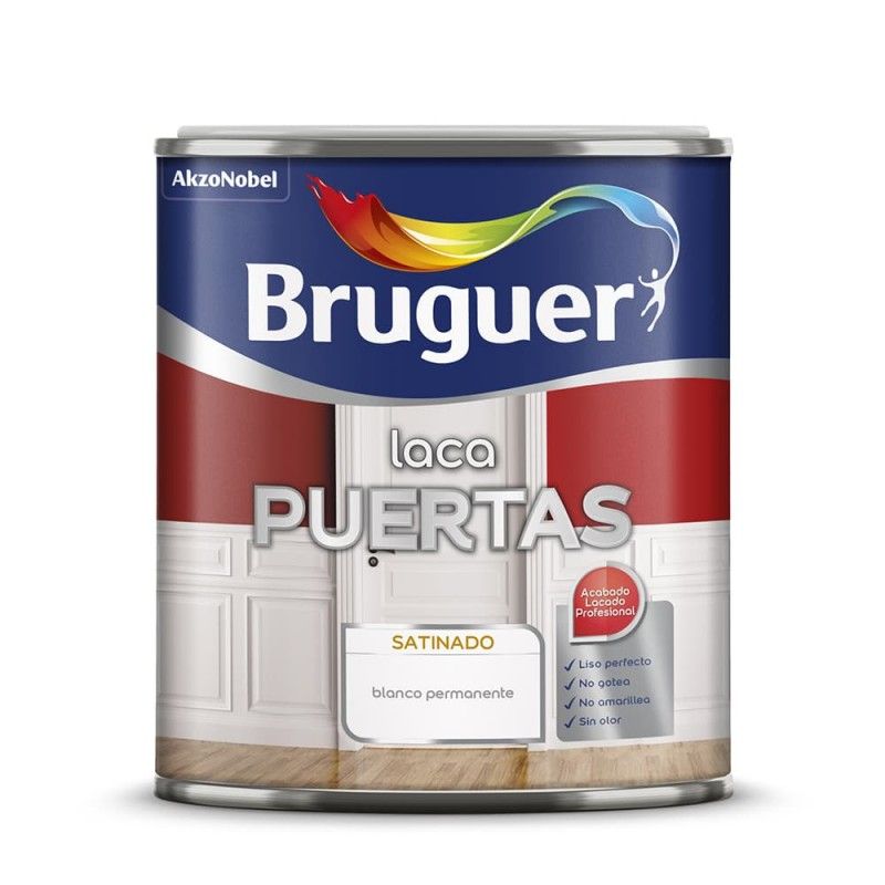 Laca Permanente para Porta Branca 2,5L 5297935 BRUGUER