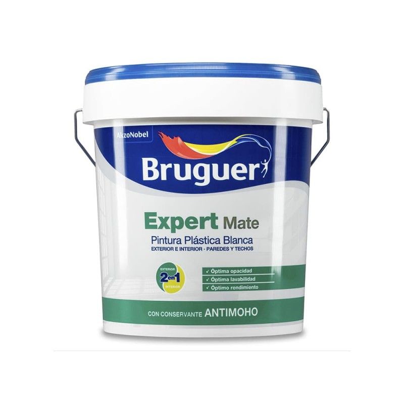 Pintura pp mate blanca expert 15l bruguer EDM 25094