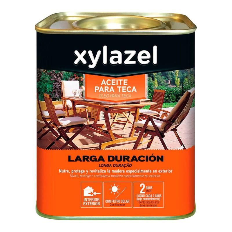 Xylazel aceite para teca larga duracion color teca 0.750l EDM 25576