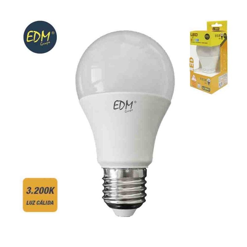 Lâmpada LED padrão e27 12w 1154lm 3200k luz quente ø6x11,5cm EDM