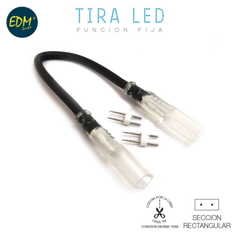 Extensión cable para tira de led 1mts edm EDM 31926