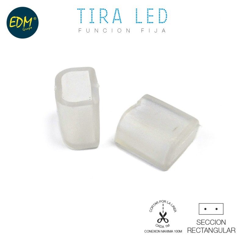 Protector tapon final para tira de led edm EDM 31929