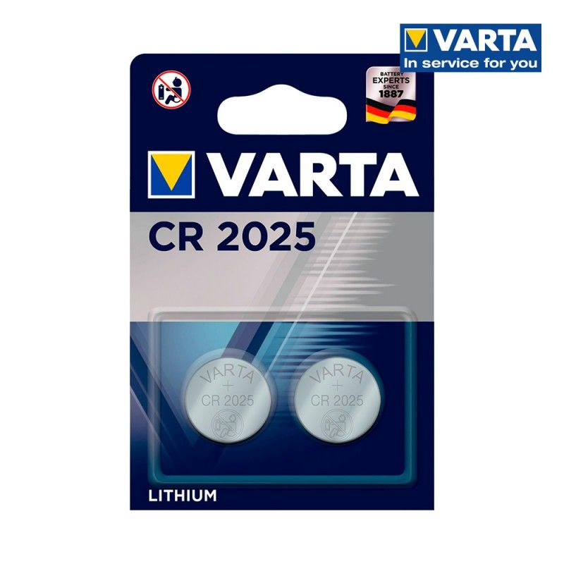 Micropila litio cr2025 3v varta blister 2 uni  EDM 38479