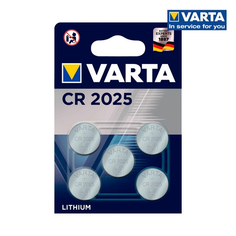 Micropila litio cr2025 3v varta blister 5 uni  EDM 38480