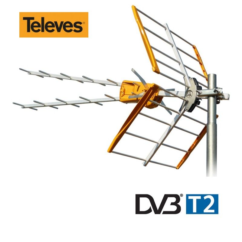 Antena TDT 2a generacion V ZENIT UHF (c21-48) g 13dbi televes EDM