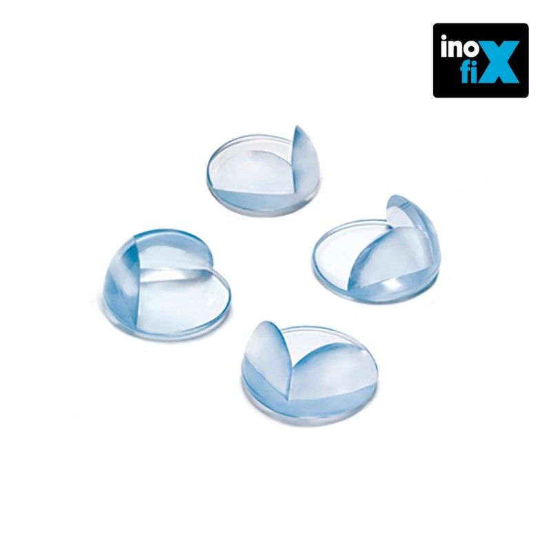 Protector cantos transparente (blister 4 unid) inofix EDM 66500