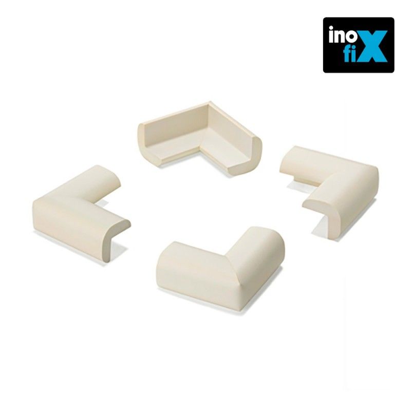 Protector cantos acolchado blanco (blister 4 unid) inofix EDM 66502