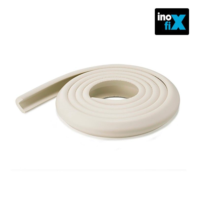 Rollo protector de cantos acolchado 2mts blanco (blister) inofix EDM 66504