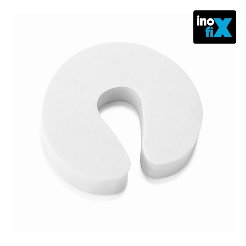 Tope salva dedos para puertas blanco (blister) inofix EDM 66516