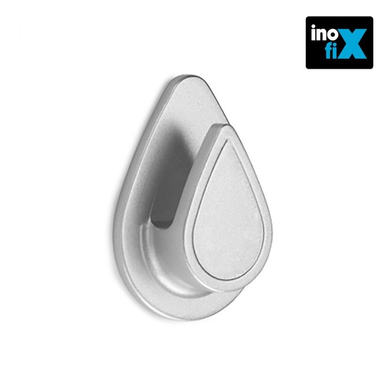 Colgador resistente al agua mod. gota cromo (blister) inofix EDM 66537