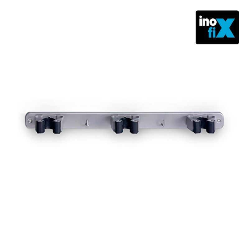 Colgador triple para escobas (blister) inofix EDM 66542