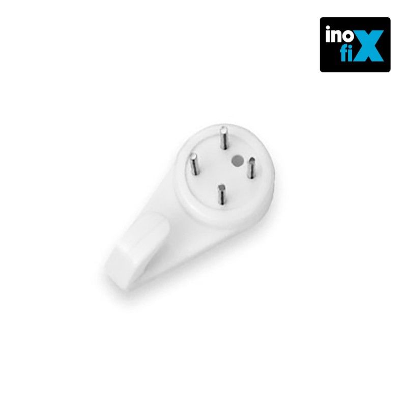 Colgador pared (blister 4 unid) inofix EDM 66546