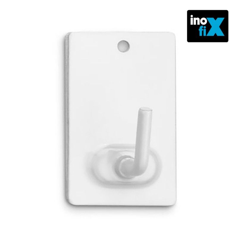 Cabide adesivo branco 2040-2-000 Blister 2 unidades INOFIX