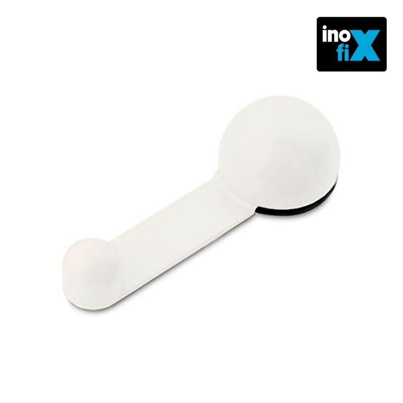 Tope retenedor giratorio adhesivo blanco (blister) inofix EDM 66580