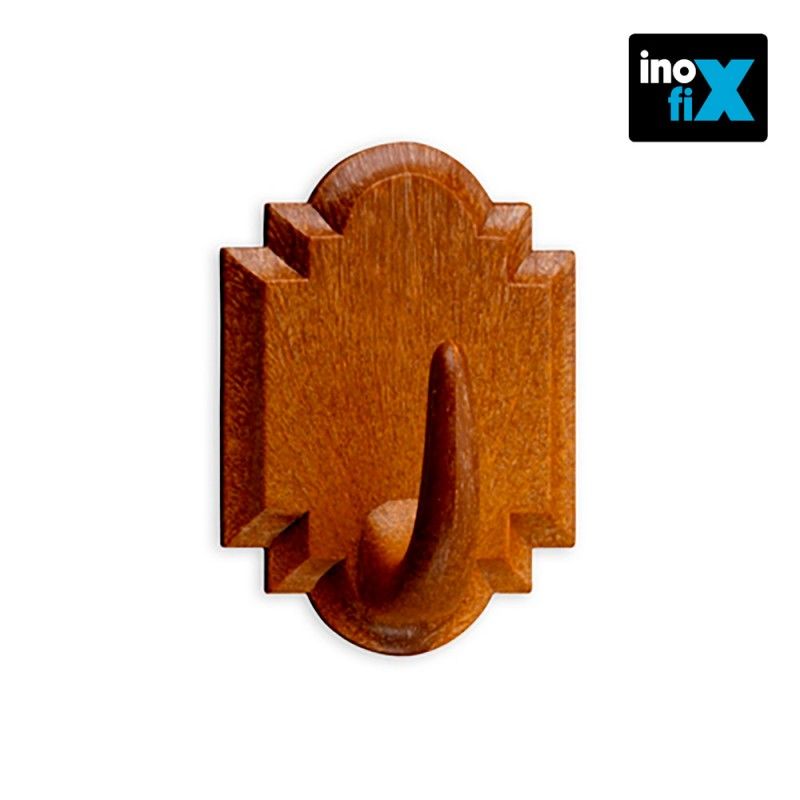 Colgador adhesivo madera (blister 2 unid) inofix EDM 66581