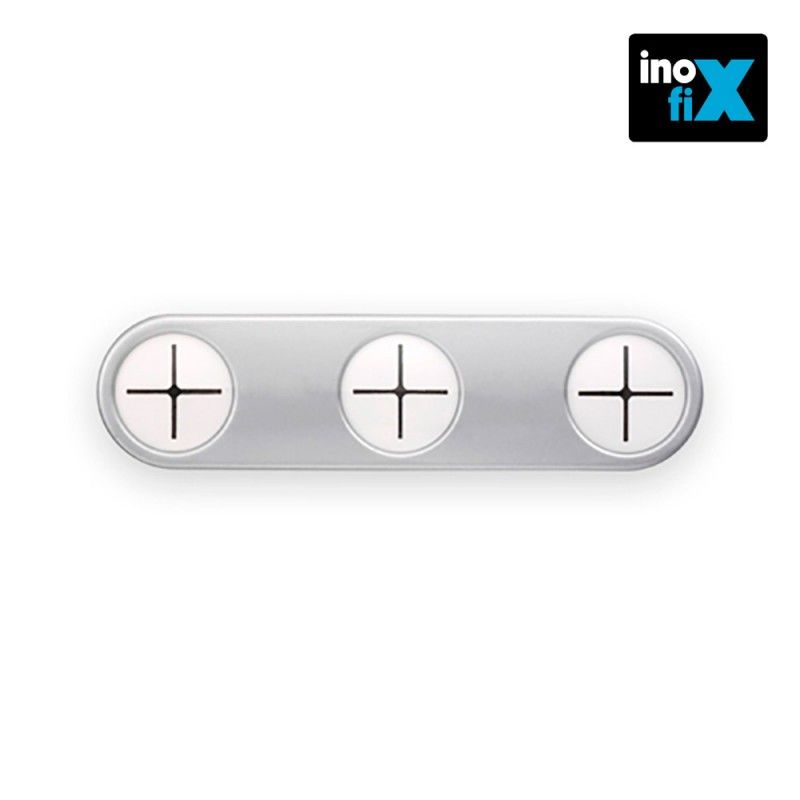 Colgador paños cocina adhesivo cromo mate (blister) inofix EDM 66590