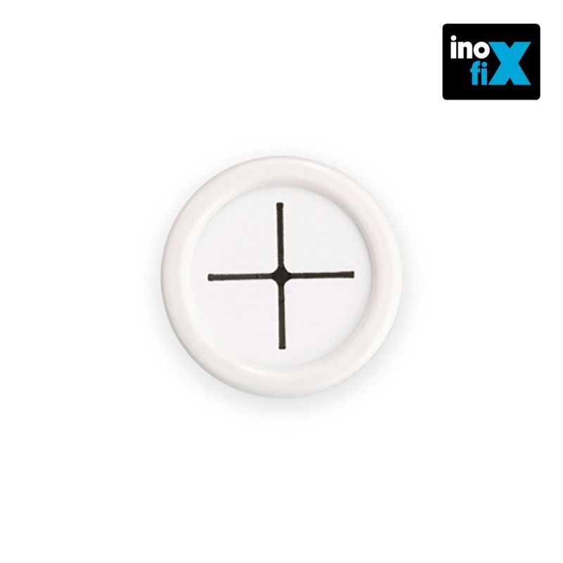 Colgador paños cocina redondo adhesivo blanco (blister) inofix EDM 66592