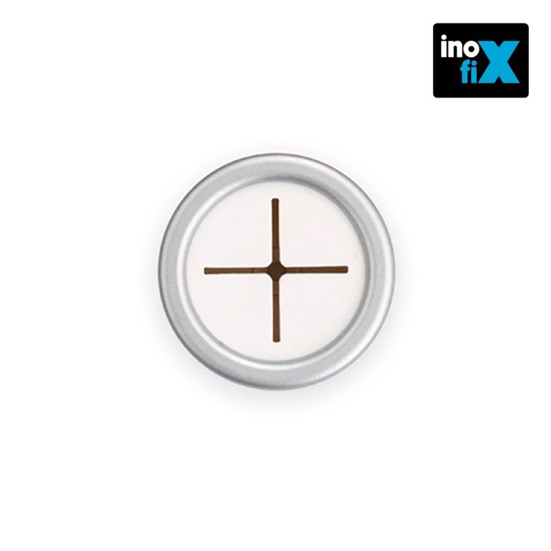 Colgador paños cocina redondo adhesivo cromo mate (blister) inofix EDM 66593