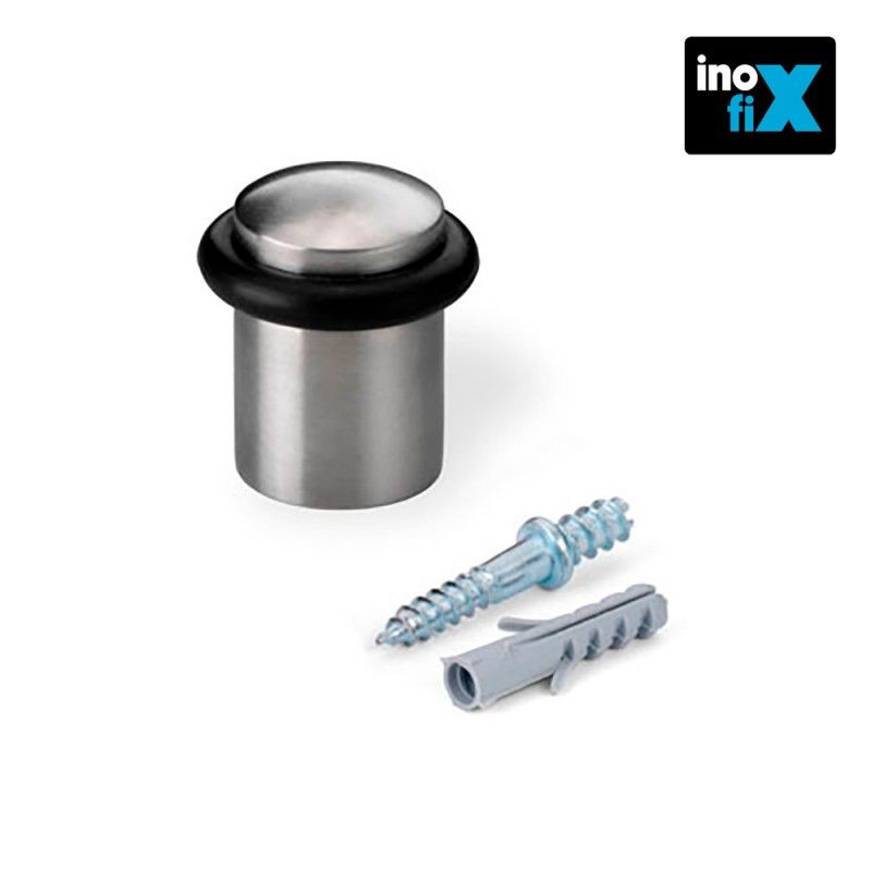 Tope puerta con torica acero inox (blister) inofix EDM 66598