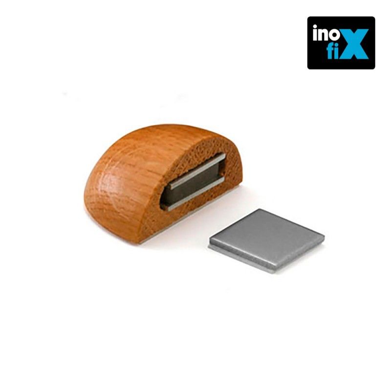 Retenedor madera magnetico adhesivo roble (blister) inofix EDM 66602