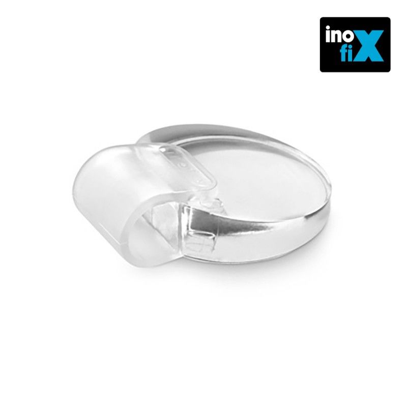 Tope adhesivo transparente silencioso (blister) inofix EDM 66608