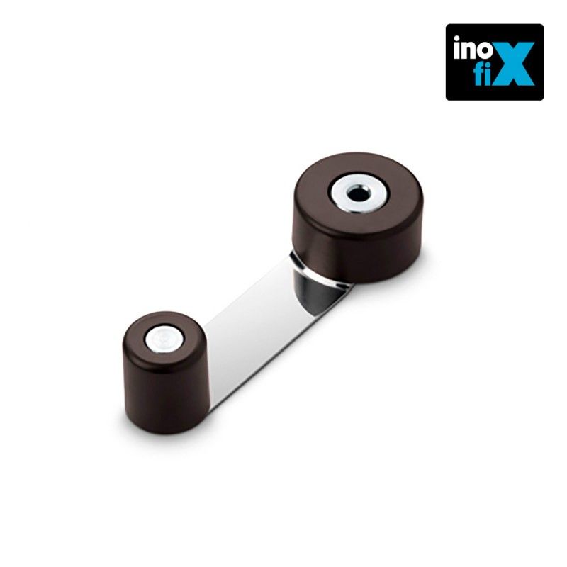 Tope retenedor giratorio metalico marron (blister) inofix EDM 66618