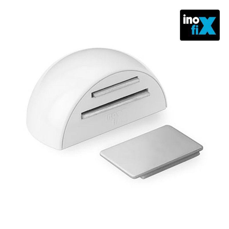 Retenedor adhesivo magnetico blanco (blister) inofix EDM 66626