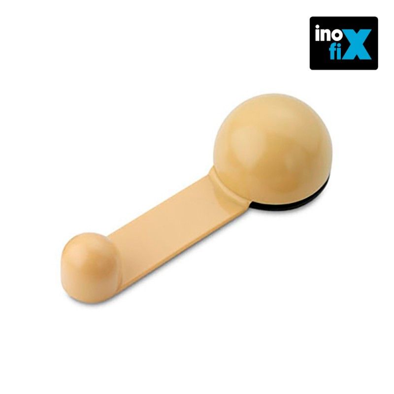 Tope retenedor giratorio adhesivo beige (blister) inofix EDM 66644