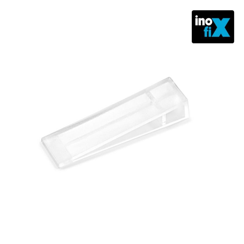 Cuña plastico transparente (blister 3 unid) inofix EDM 66655