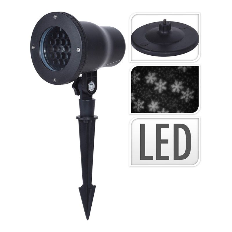 Proyector led efecto tormenta de nieve ip44 EDM 72043