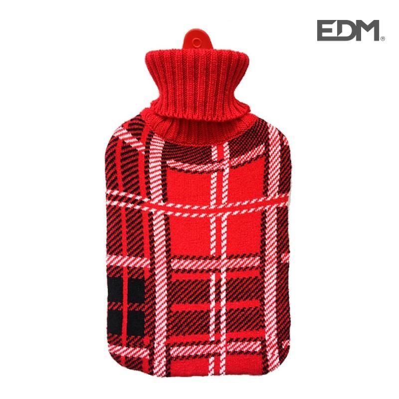 Bolsa de agua clasico escoces rojo 2l EDM 76773