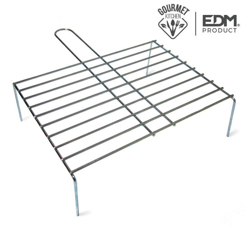 Parrilla con pie simple 40x27cm edm EDM 76837