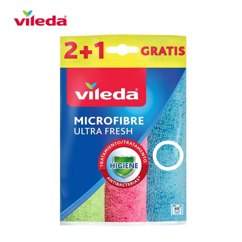 Bayeta microfibras ultrafresh 2+1 162660 vileda EDM 77606