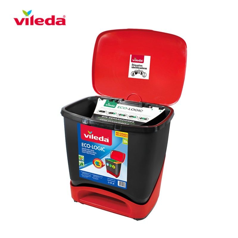 Cubo de reciclaje compacto 142239 vileda EDM 77627