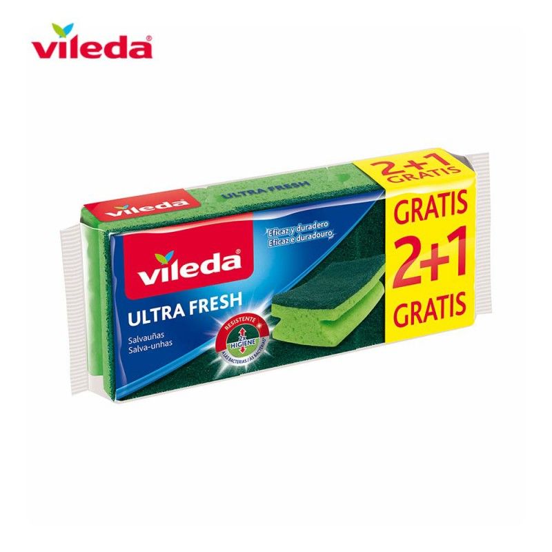 Protetor de Unhas Verde 2+1 Ultrafresh 162297 Vileda