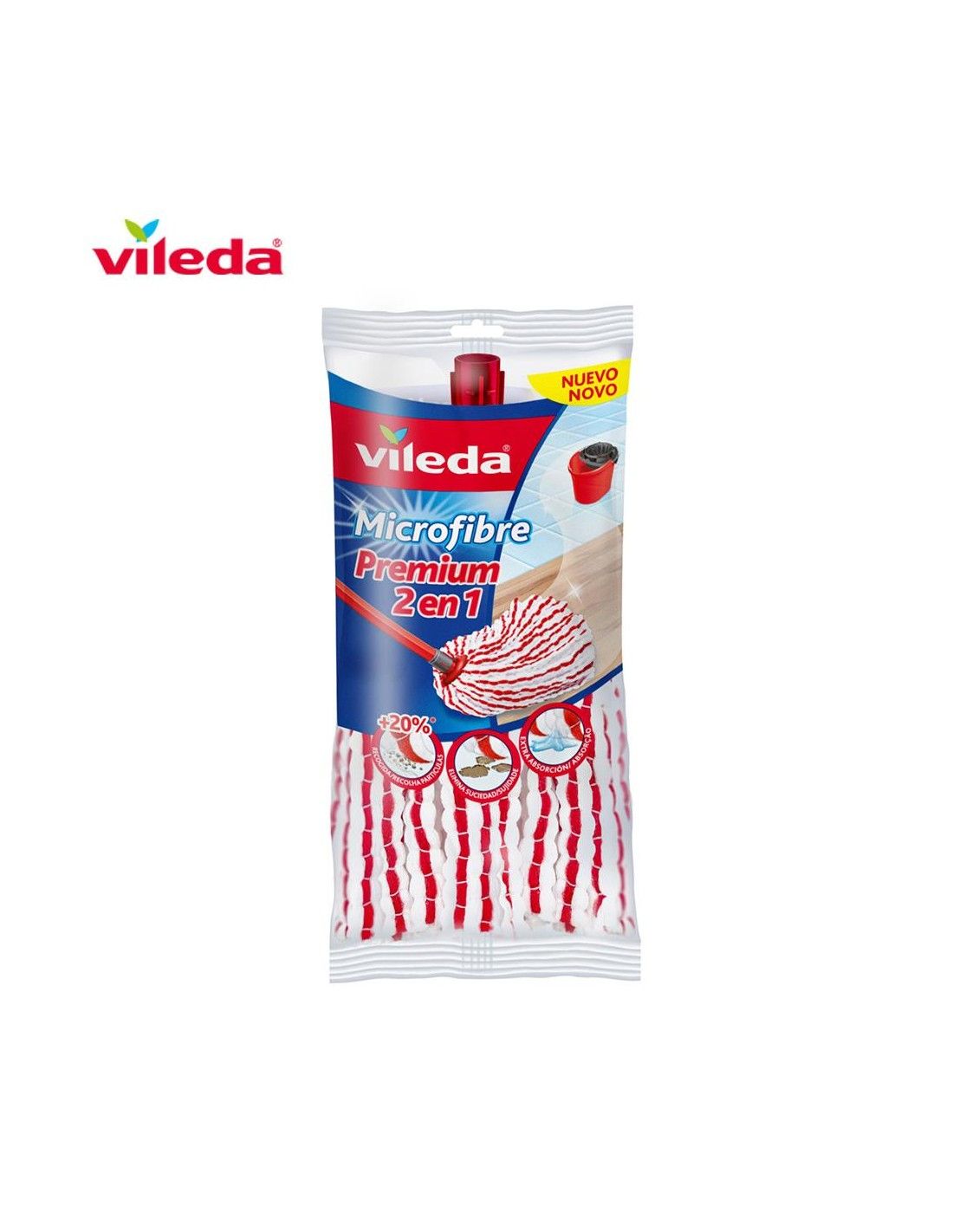 Bayeta cristales + 30% microfibra 162405 vileda EDM 77602