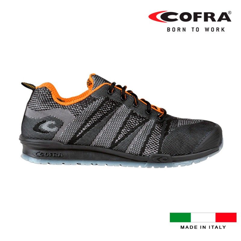 Zapatos de seguridad cofra fluent black s1 talla 36 EDM 80328